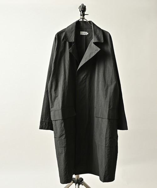 ATELANE nylon tassel balmachan coat (GRY) 20A-23000 (DEPROID sponsored brands)