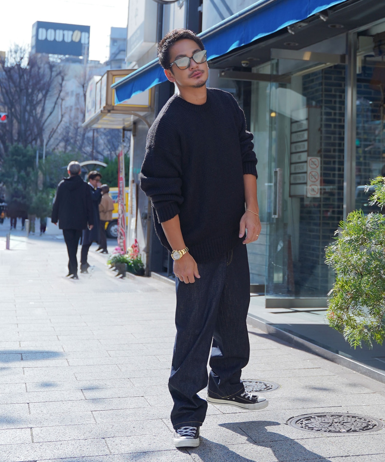 【#Re:room】SEASIDE BIG CREW KNIT［REK138］