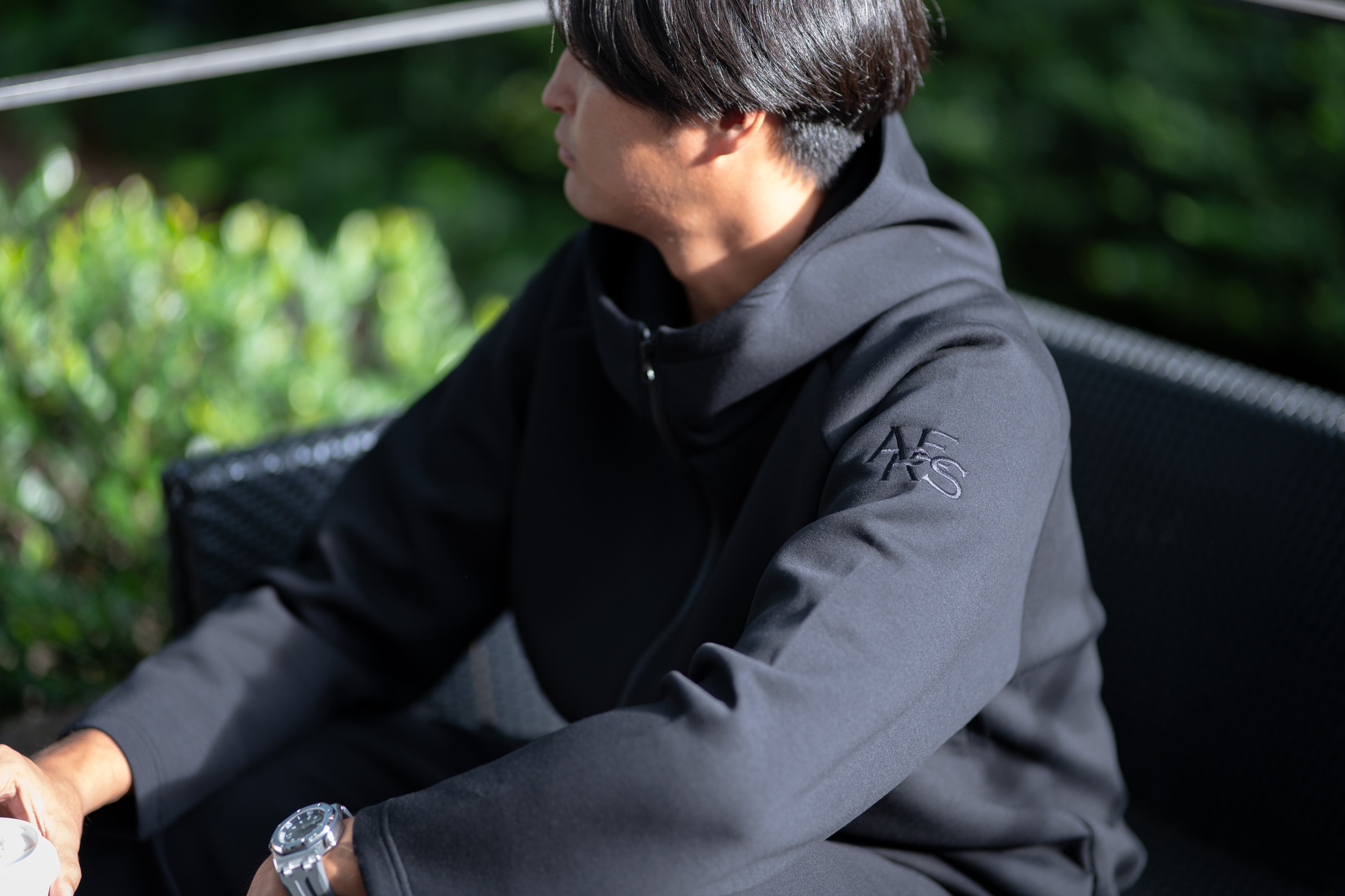 mazume×nablajapanコラボウインドカットジャケット2024 ブラック | Pay ID