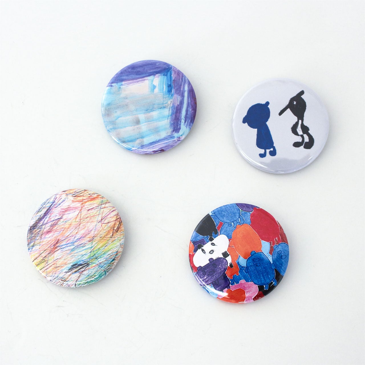 山﨑利之】缶バッジ ② | 工房集 kobosyu