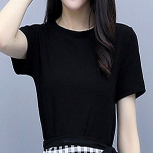【送料無料】 ツーピース セットアップ Tシャツ ラップスカート レディース 春夏 韓国 きれいめ おしゃれ 上下セット 大人 カジュアル ギンガムチェック オフィスカジュアル 大人可愛い 大人女子