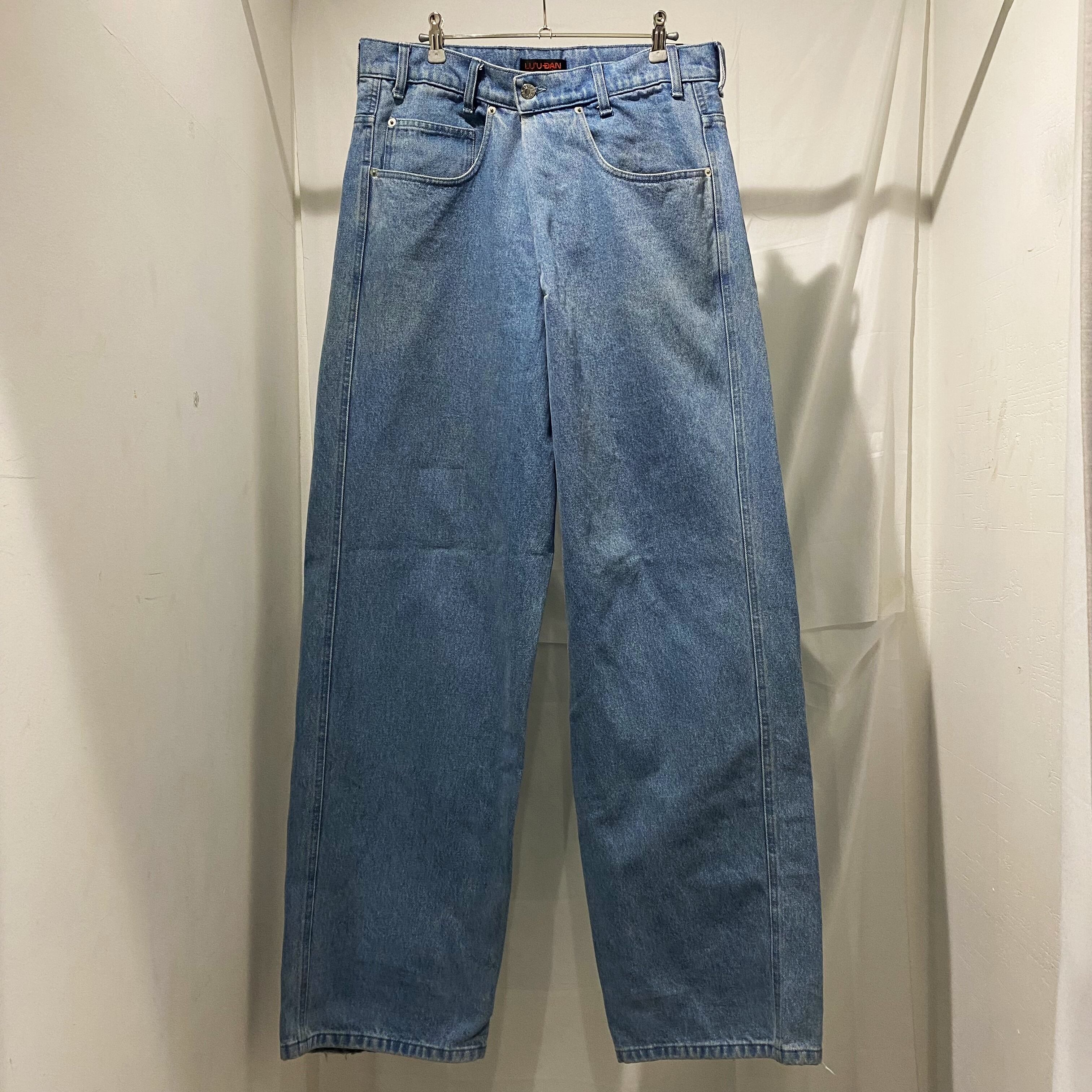 LU'U DAN ルーダン 23AW PLEATED FRONT JEANS ワイドデニム LU'U DAN ルーダン 23AW PLEATED FRONT JEANS ワイドデニム