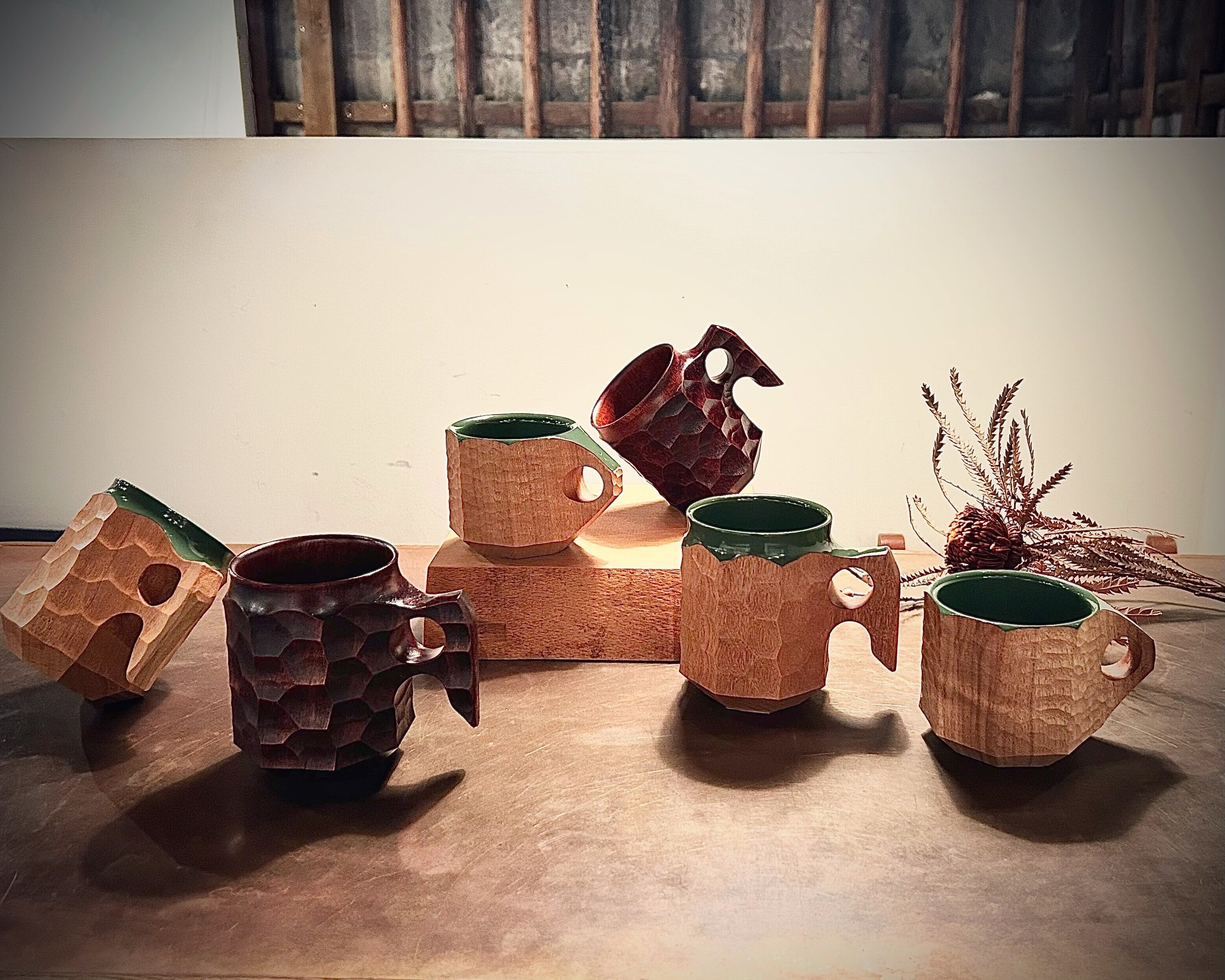 jincup Urushi Hybrid Green 2L / Urushi ×TABUNOKI wood 【Akihiro