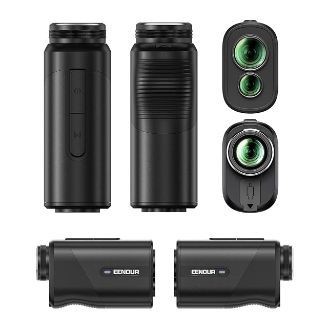 EENOUR ゴルフレーザー距離計 U800+ ミニ 3点間測定 最速0.04S測定 高