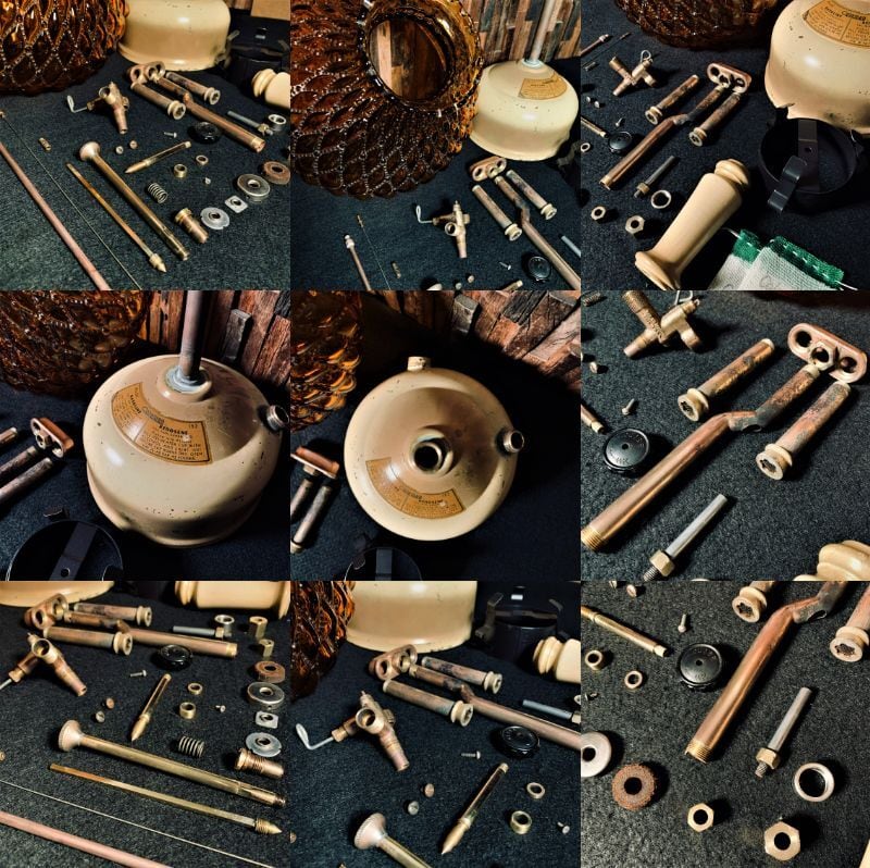 コールマン NO.152 ビンテージ テーブルランプ 1947年1月製造 ホワイト