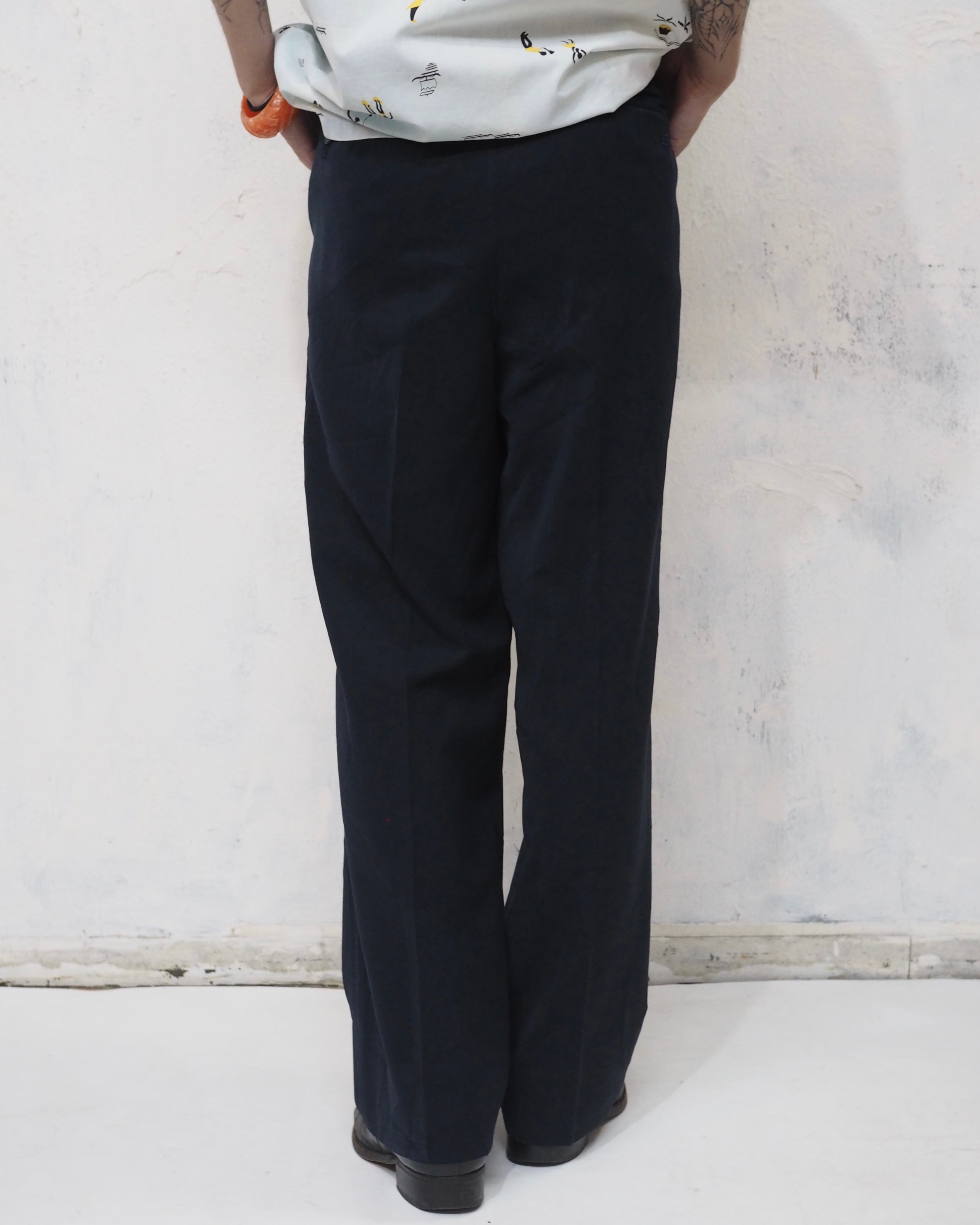 BALENCIAGA poly 2-pleats slacks | PULP VINTAGE ONLINE