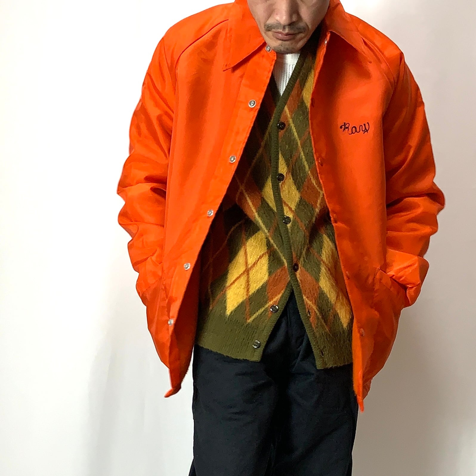 vintage old 70s 80s Swingster nylon coach jacket スウィングスター ...