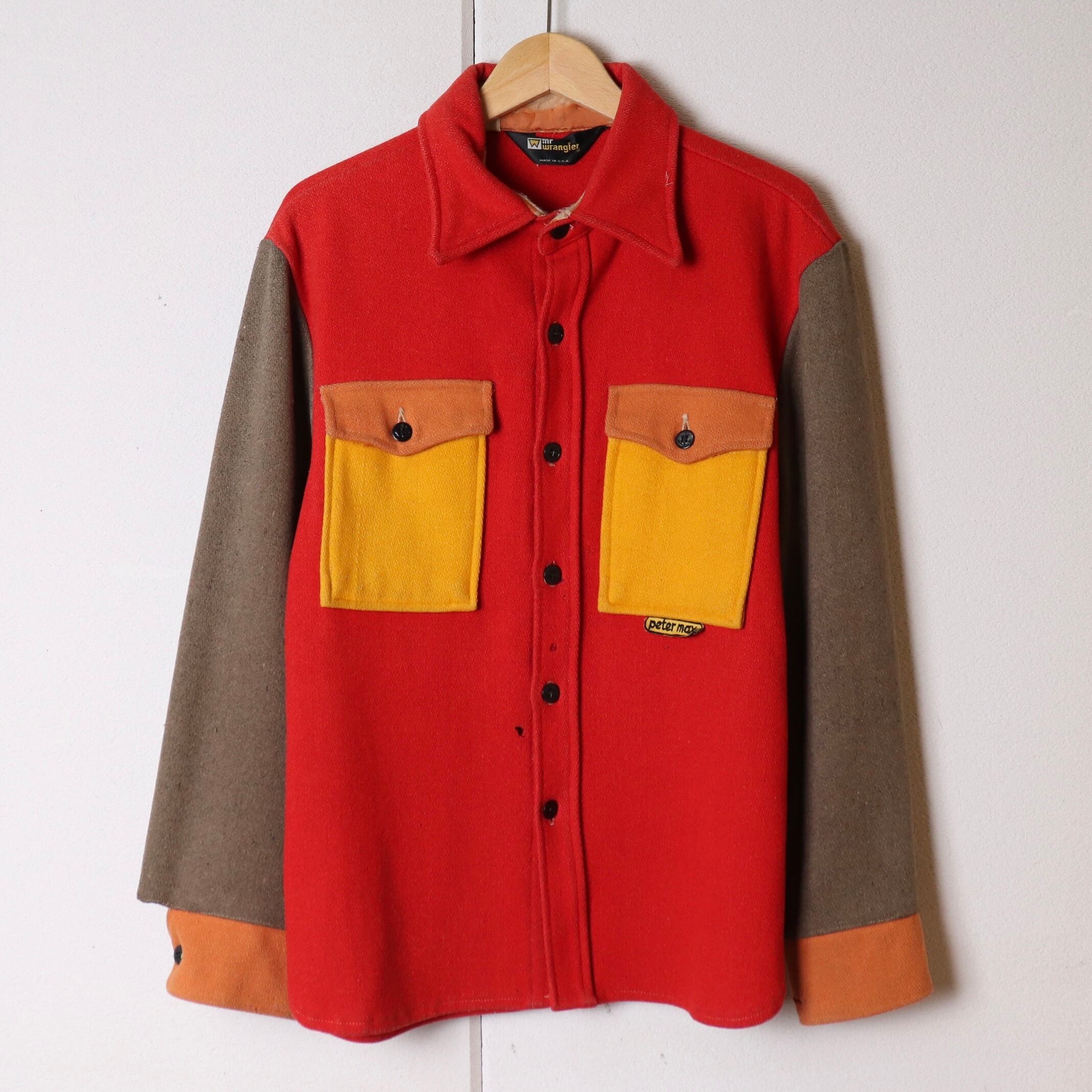 【1970s】Peter Max x Mr.Wrangler CPOシャツ