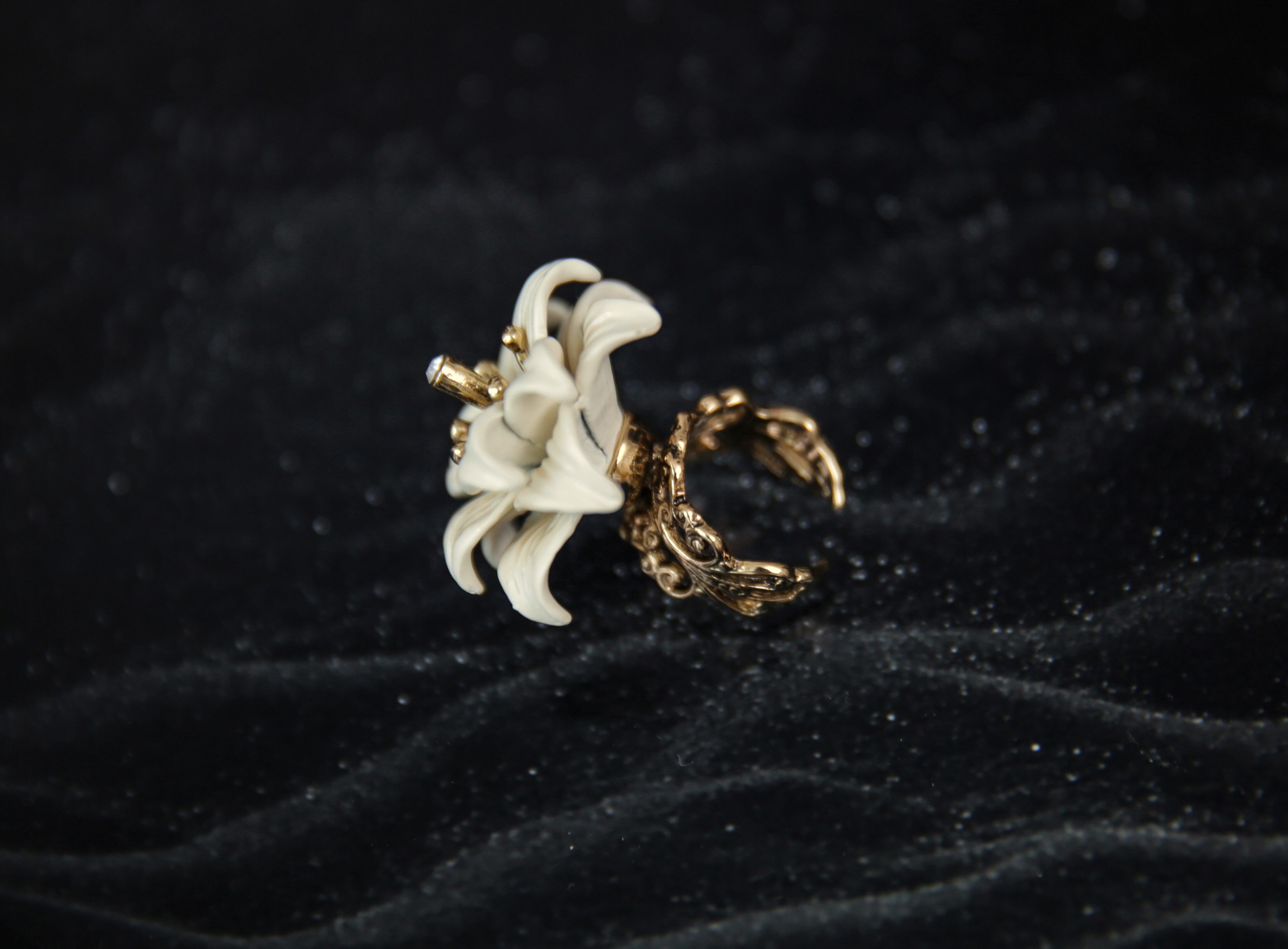 小夜百合 リング | HoshibakoWorks