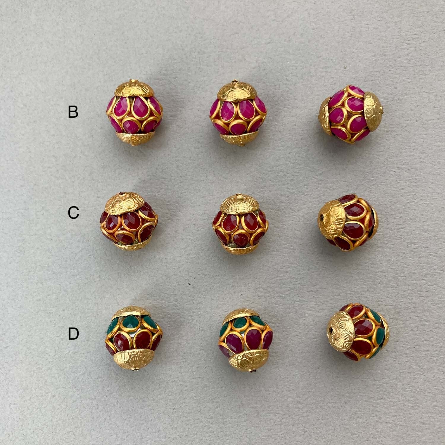 再入荷〉カラーランタン風インドビーズ | Dua-アクセサリーパーツショップ