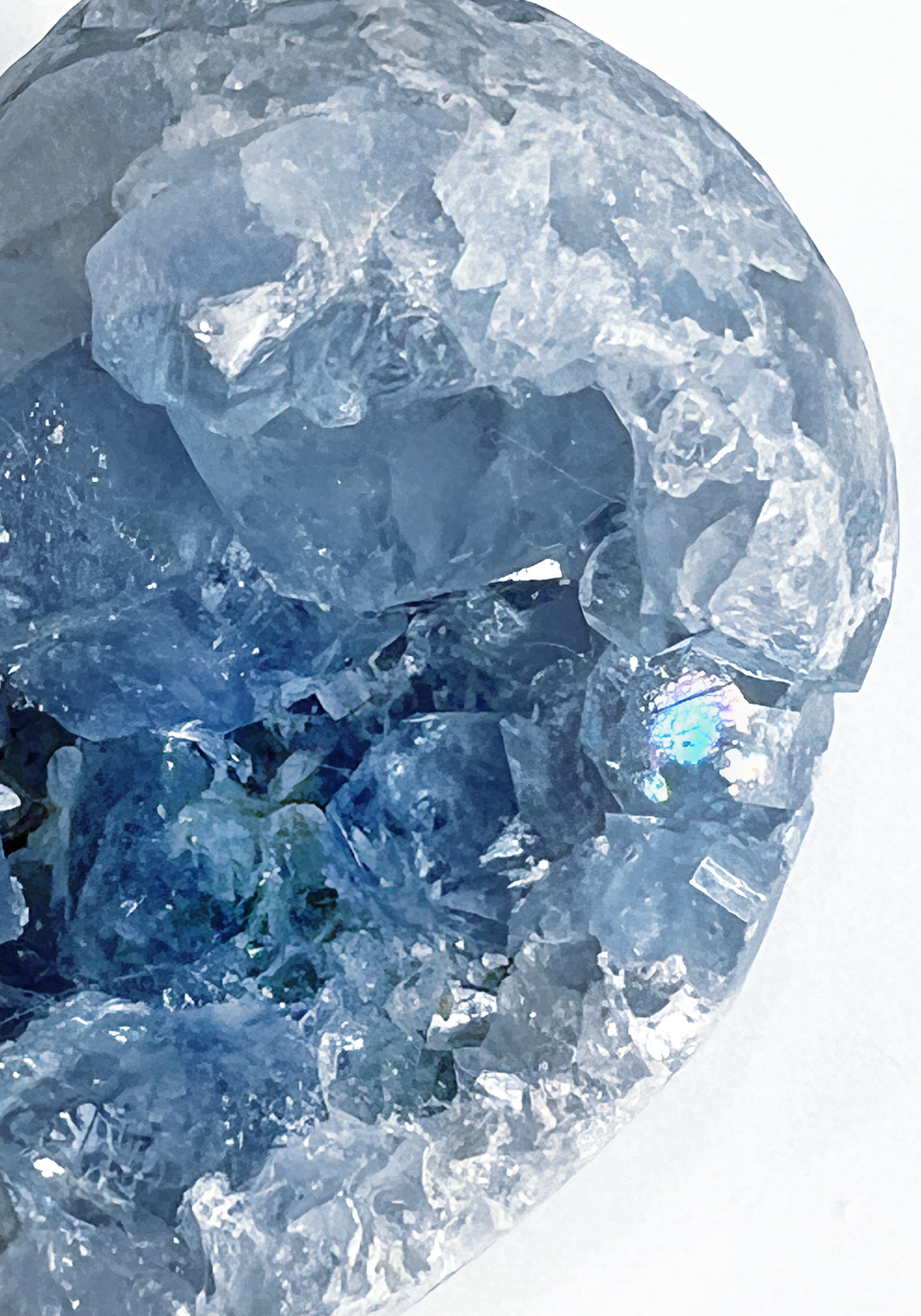 セレスタイト　綺麗なハート型　マダガスカル産 水晶 マダガスカル産] セレスタイト原石クラスター ◇ ハート型 | StellaDrop