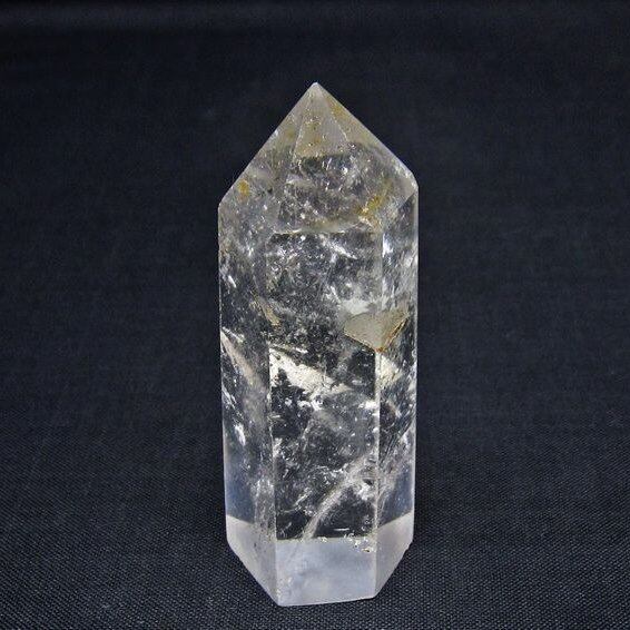 水晶 六角柱 ポイント 置物 一点物 142-11007