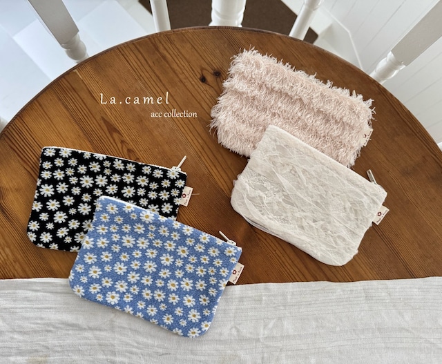 〘即納〙lacamel / daisy pouch