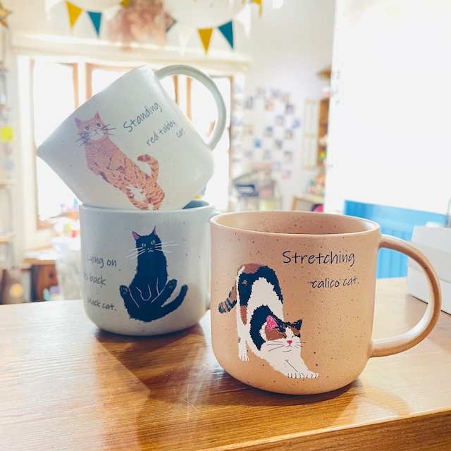 ☆マグカップ｜CYAMEKKE(チャメッケ)| 猫 ねこ ネコ 猫雑貨 猫グッズ かわいい  プレゼント 贈り物 おうち時間 おうちカフェ