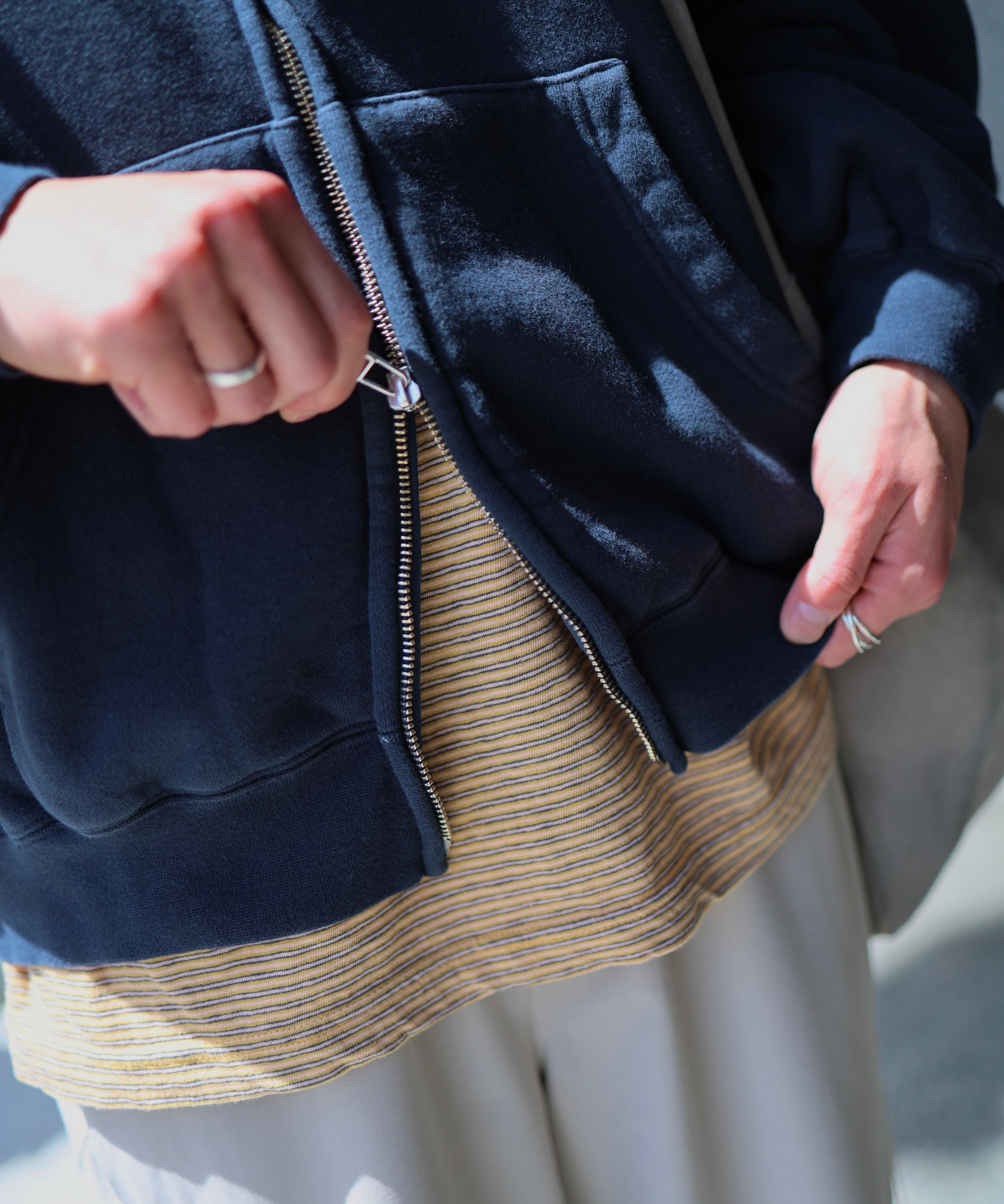 ゆっぺ UNIVERSAL PRODUCTS. / 261-60112 JUMBERCA ZIP UP HOODIE VINTAGE