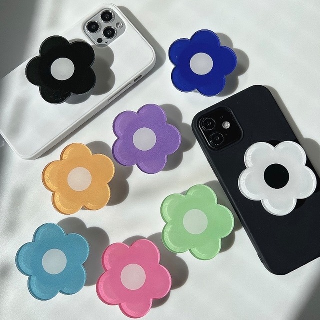 Colorful flower design grip