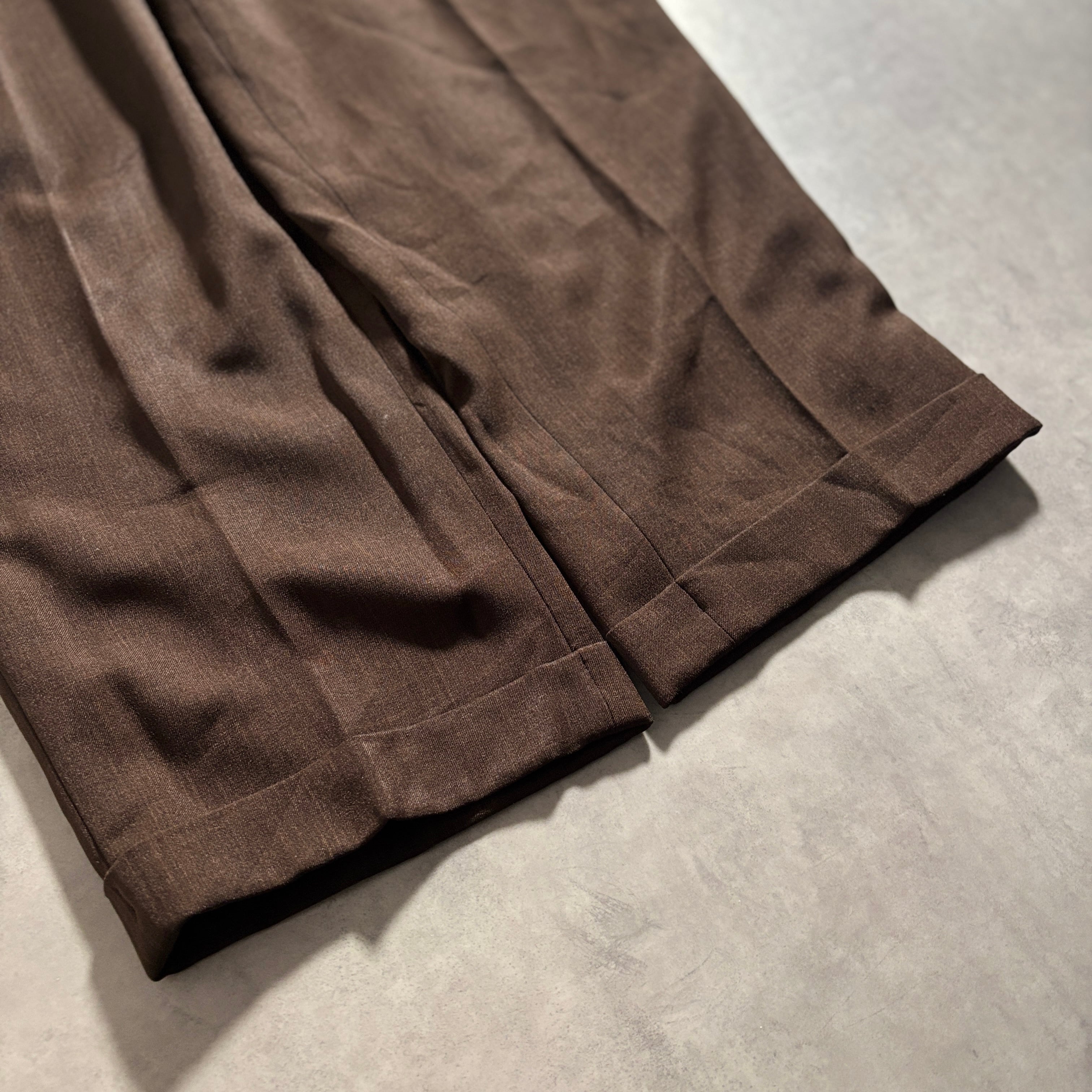 90s Smokey Joe's wide slacks brown | 1921_clothing_