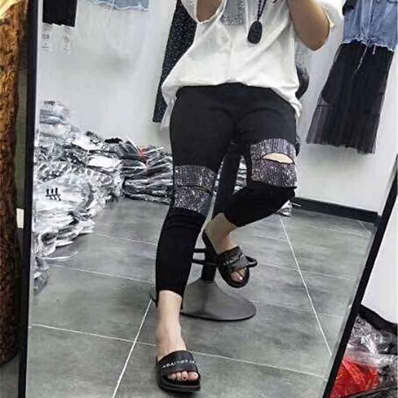 サマーストレッチウェストカジュアルパンツ ルーズ薄手 エラスティック 伸縮 大きめサイズ 夏物 ミックスインファッション93196900170