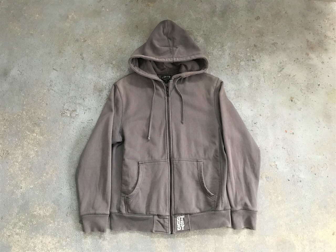 2000s Stussy full zip hoodie