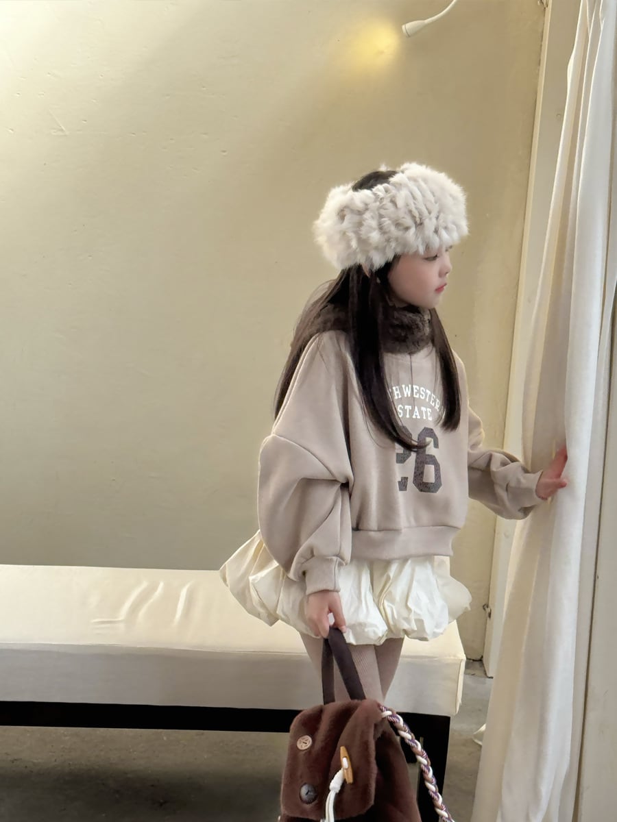 インパン付きアイボリーバルーンスカート