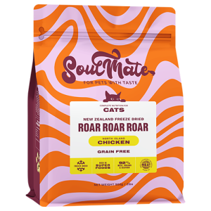 ※訳アリ商品【肥満が心配…。そんな猫さんの為のトッピングフード!】SoulMate (フリーズドライチキン)、ニュージーランド産,最高品質(オールステージ/猫用総合栄養食),トッピングに最適!