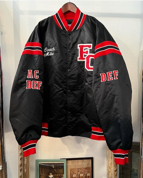 90's "FOOTBALL CHARGERS" nylon stadium jacket【3XL】