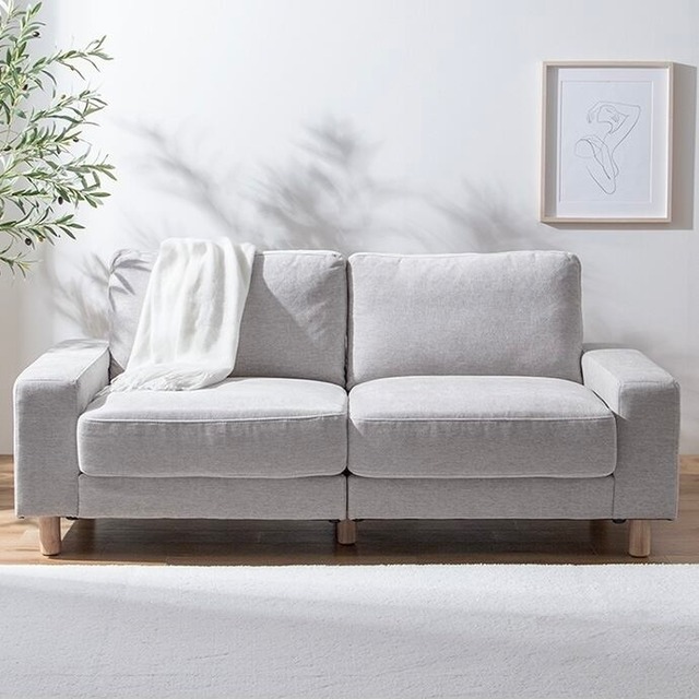 ファブリック素材　2.5人掛けソファ