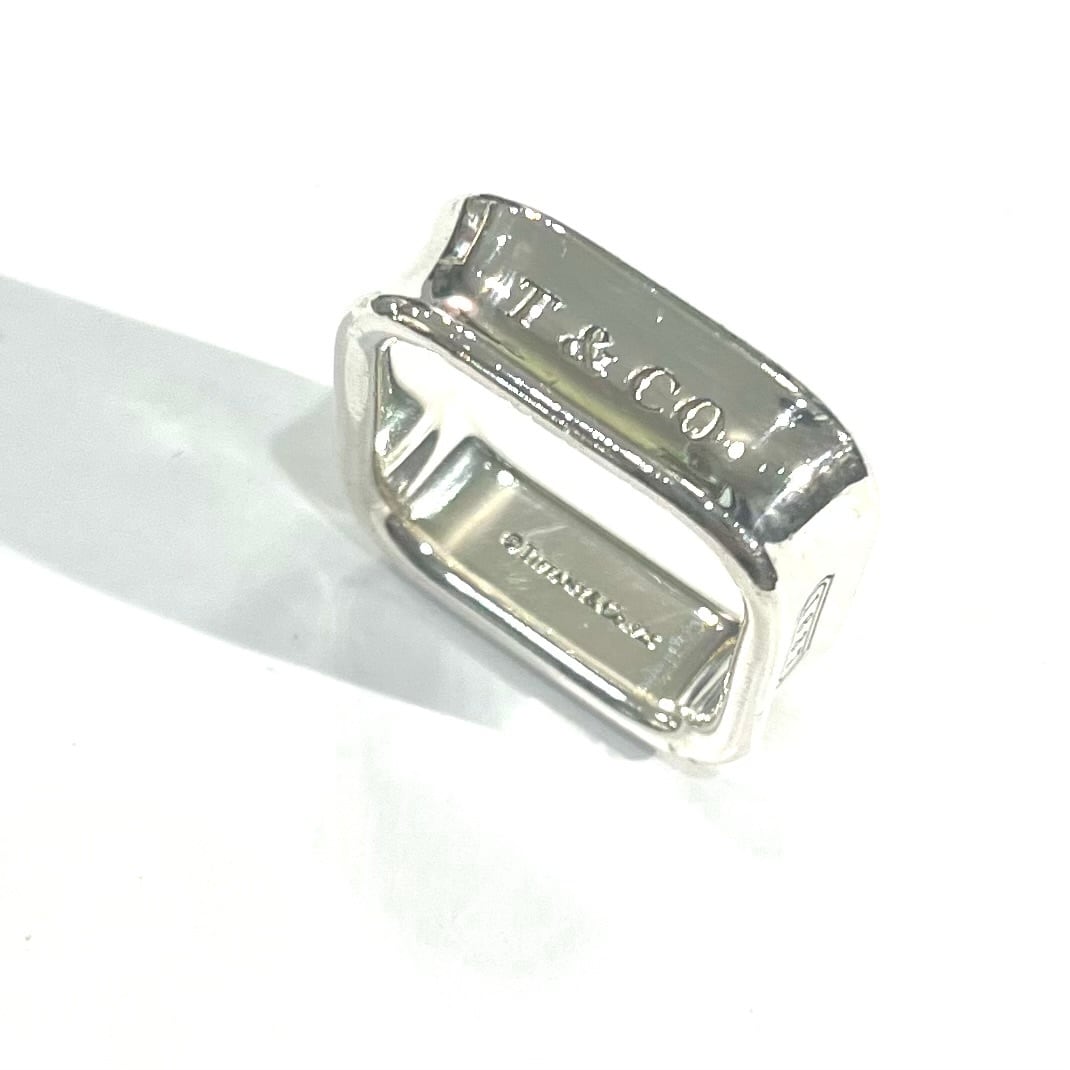 希少サイズ【TIFFANY&CO.】【20-21号】2549 T&CO 1837 スクエアリング
