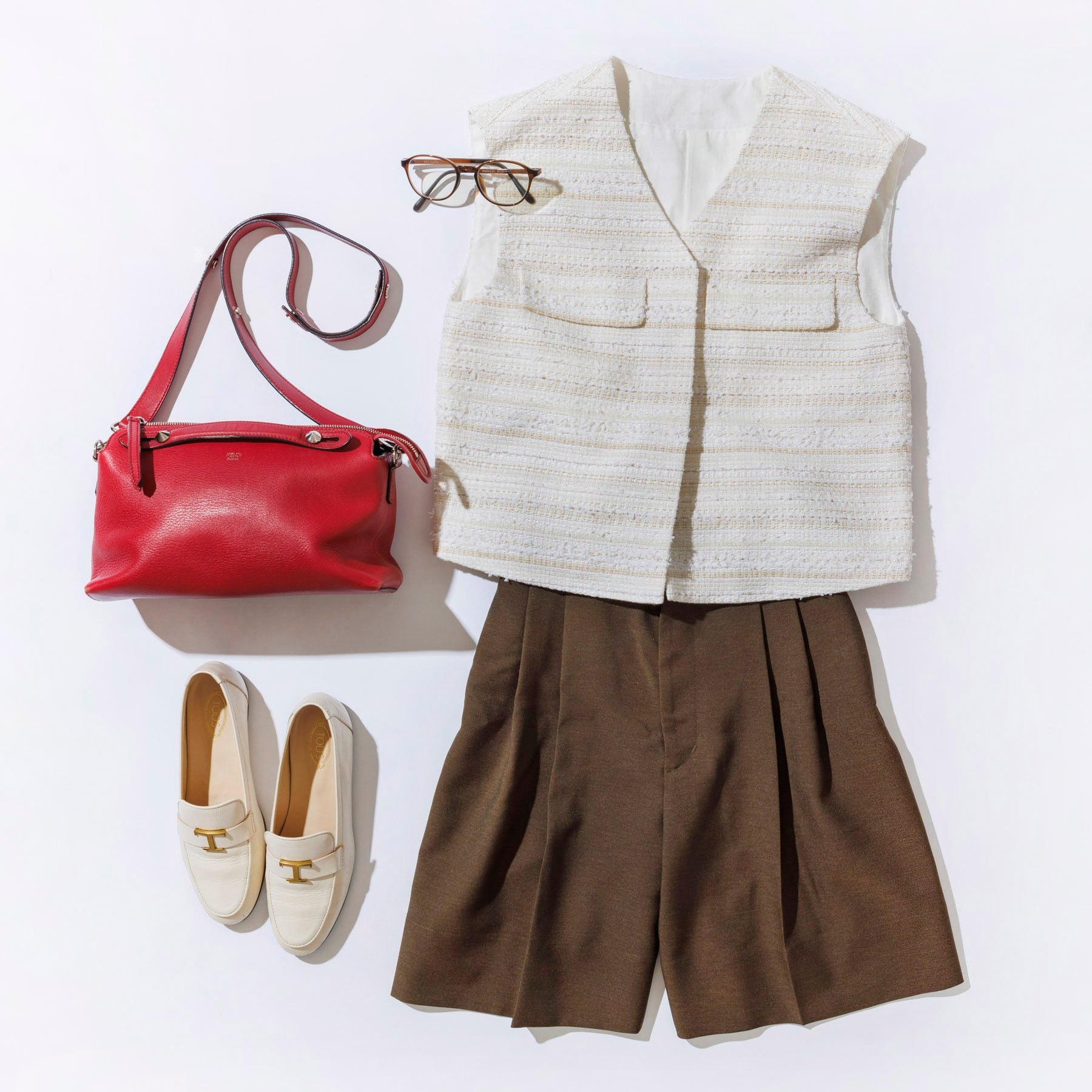 【完売/美品】anplegant アンプレガント ツイードジレ 黒 定価2.9万 ツイードジレ | anplegant