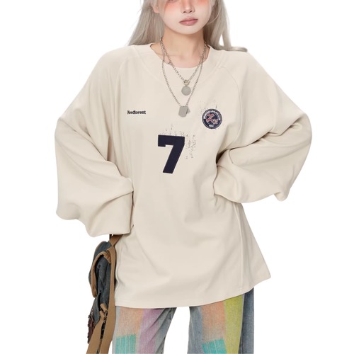 Unisex Streetwear Raglan Long Sleeve Tee (NC449)