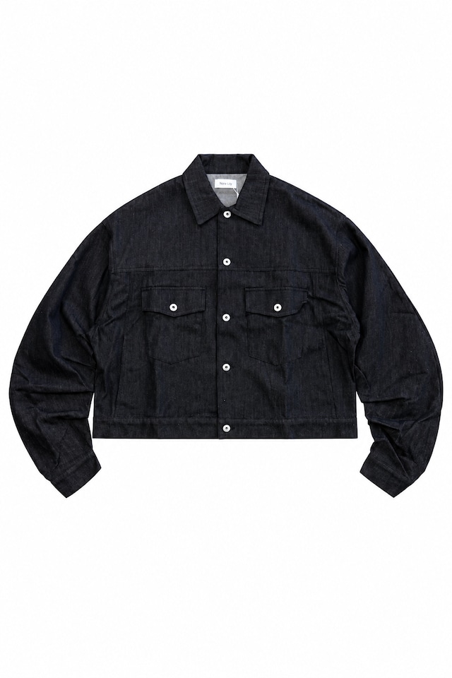 【Nora Lily】Tuck Arm Big Blouson 2(UNISEX)    Black
