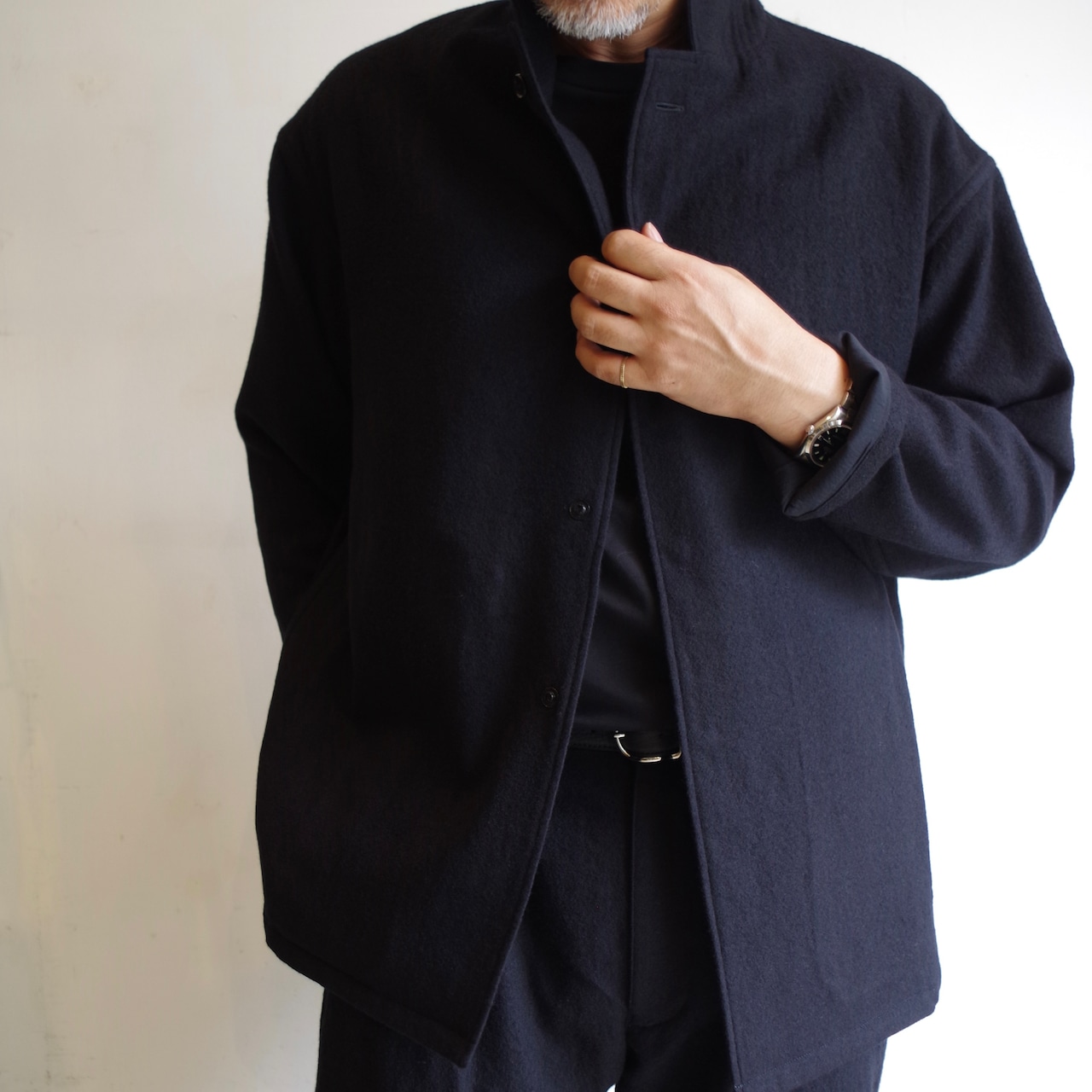E R A. SHUKUJU WOOL RESTAURANT JACKET TL01W