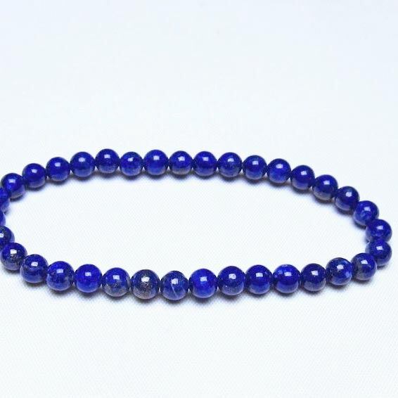 ラピスラズリ ブレスレット 5mm 一点物 メール便可 [M便 1/10] 111-48386