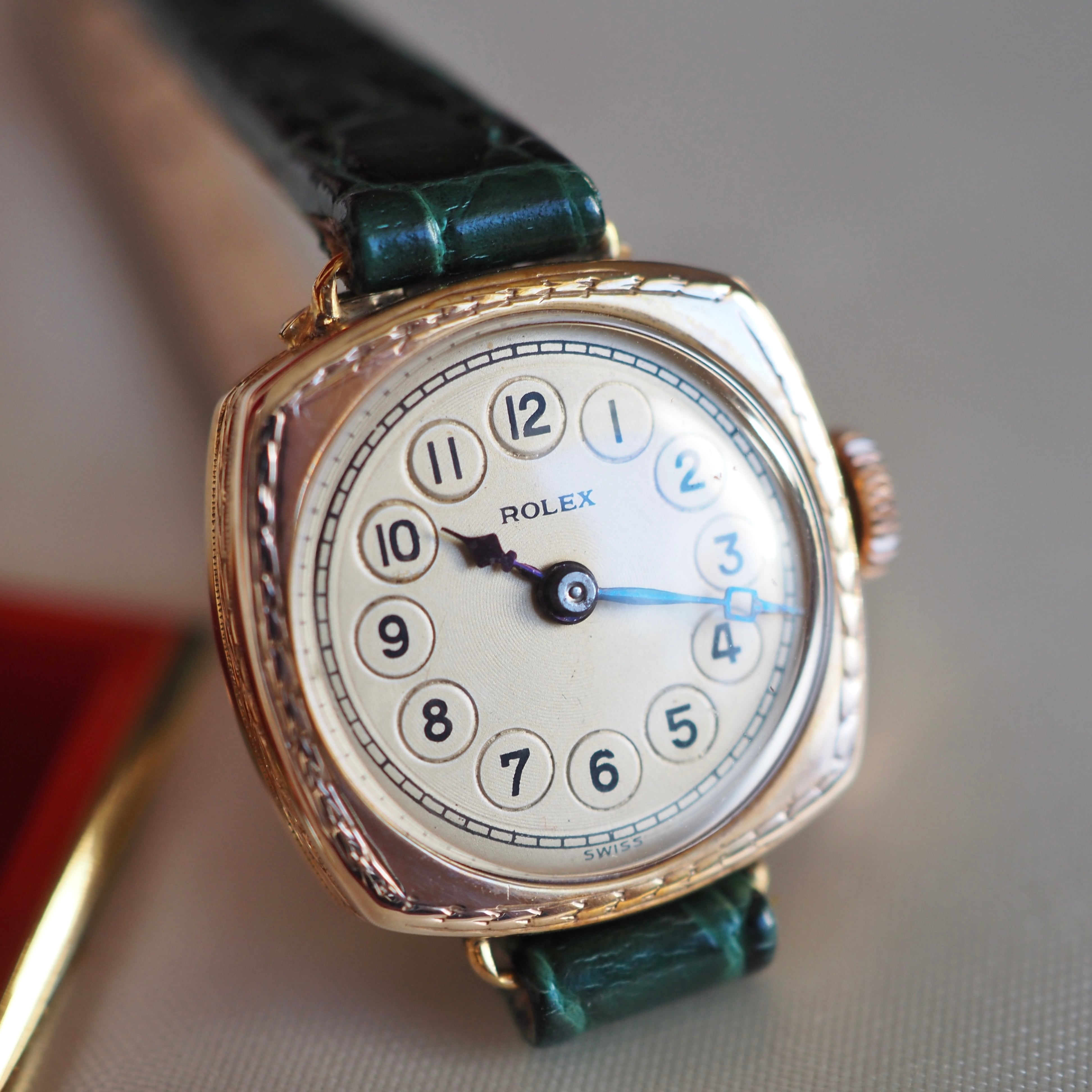 OH済 ROLEX ロレックス テレフォンダイアル 金無垢 1930年代
