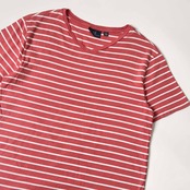 00s Polo Ralph Lauren ポロラルフローレン ボーダー Vネック 半袖 Tシャツ M/ピンク系 メンズ