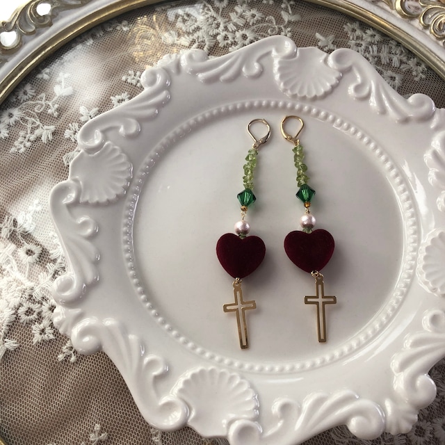 ヴィンテージラインストーンとマラボーファのゴージャスチョーカー