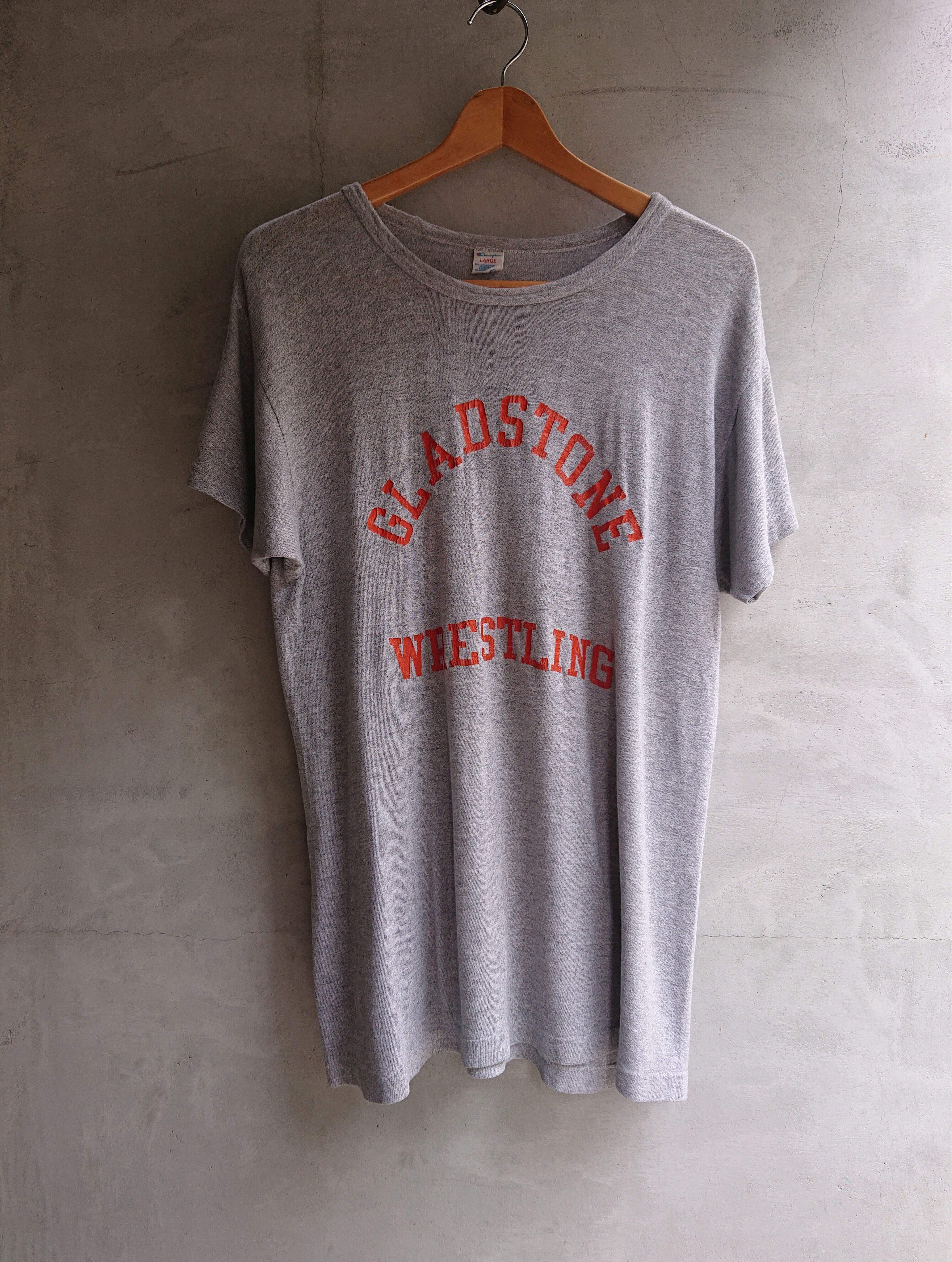 1980s CHAMPION TEE 【GLADSTONE WRESTLING】
