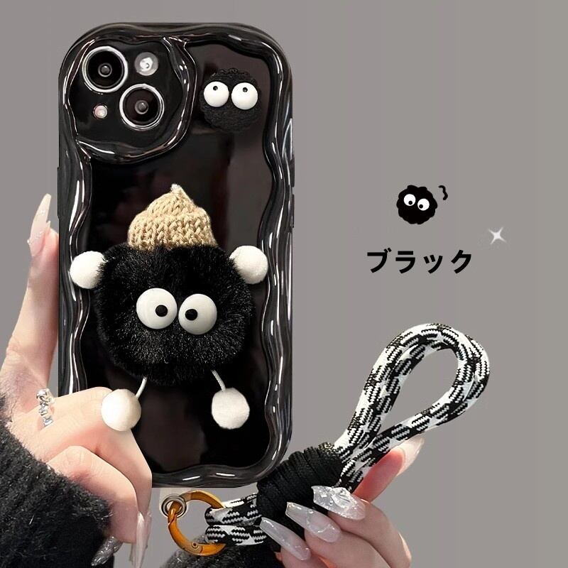 iPhone15Plus用ケース iPhone15 Plus保護ケース 立体的なかわいい