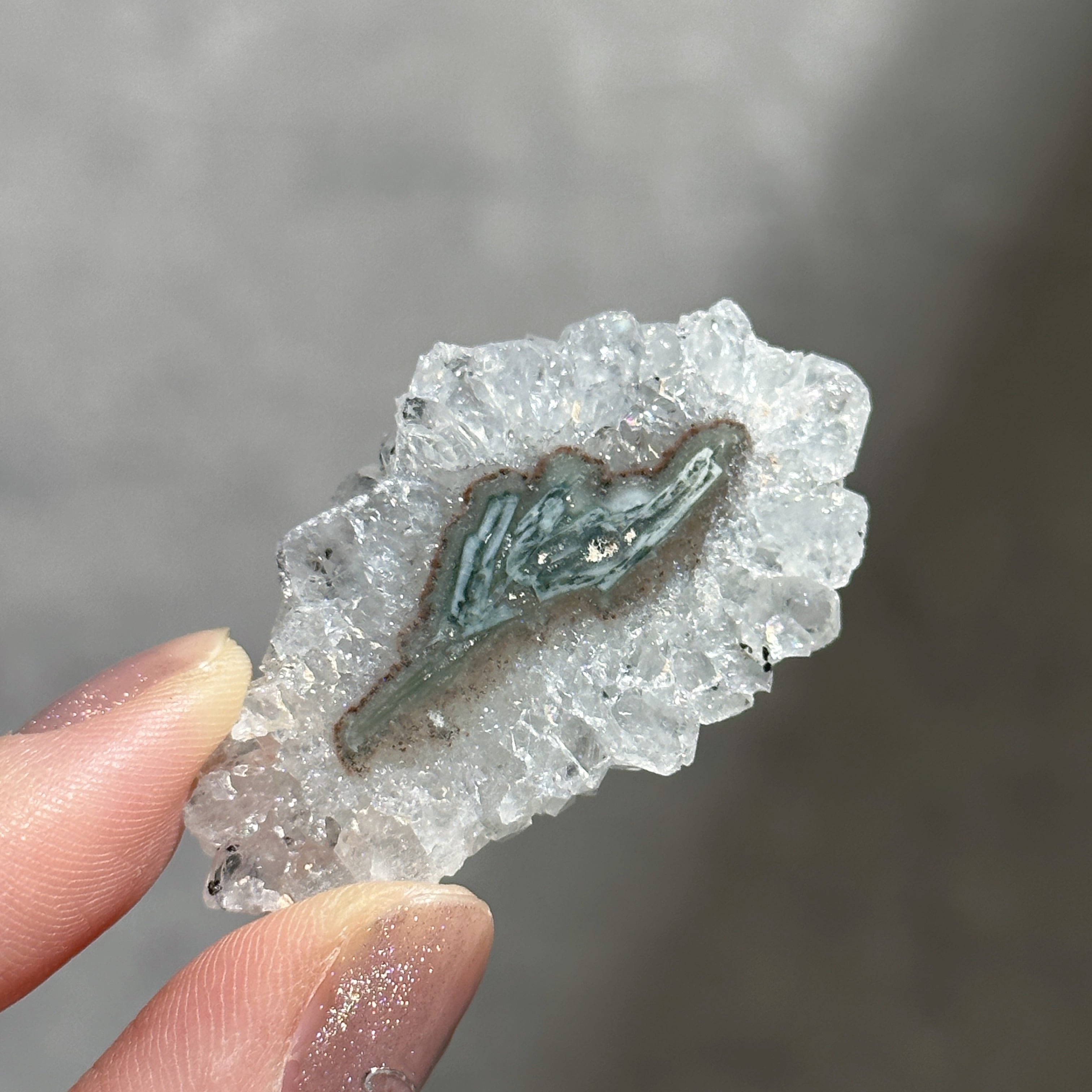 フラワーアメジスト スライス21◇ Flower Amethyst ◇天然石・鉱物