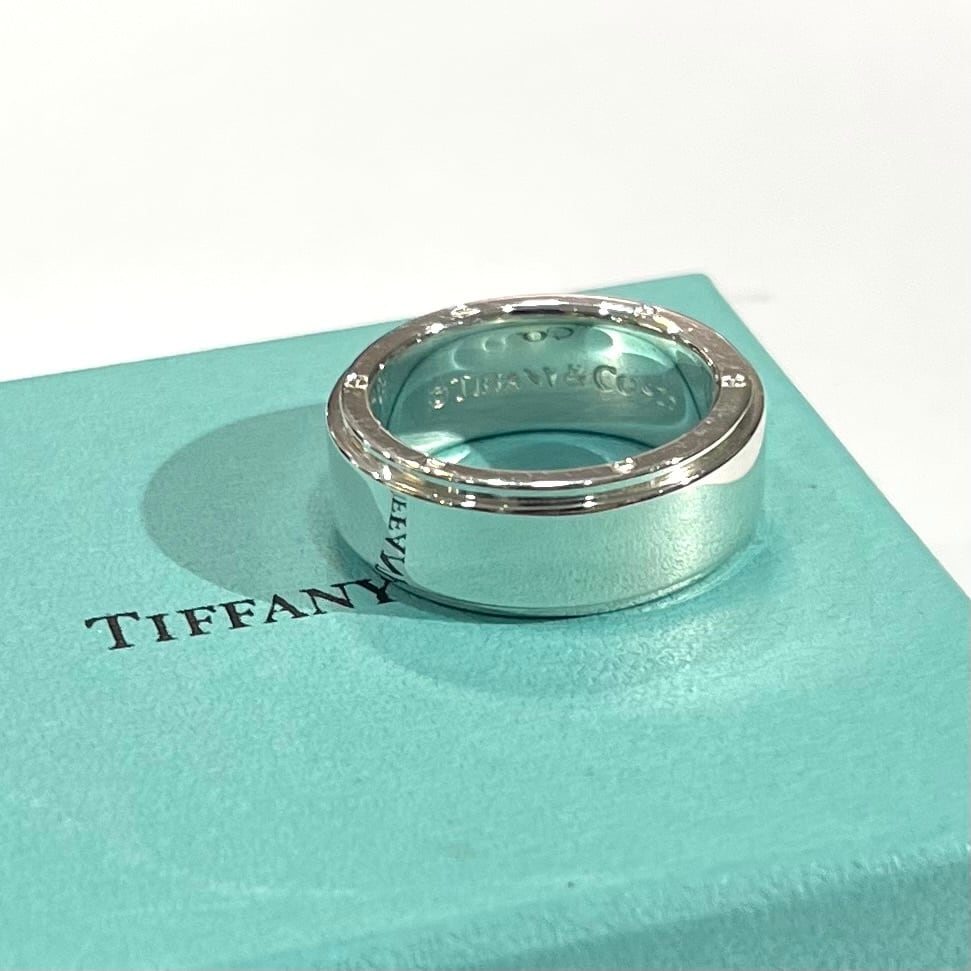 TIFFANY&CO.】【21.5号 】2939 洗練。メトロポリス リング／幅1.1cm