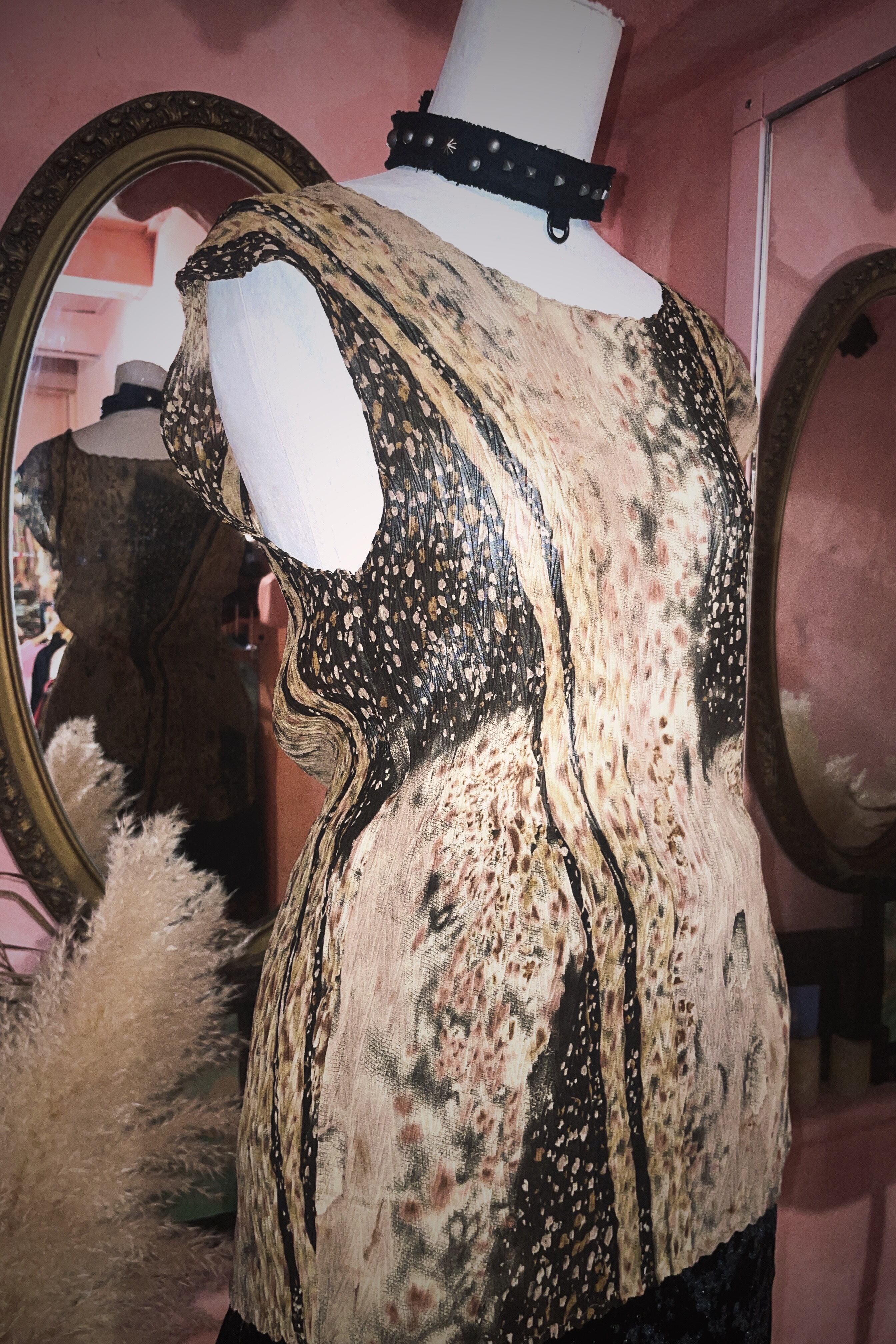 used wrinkled tank top