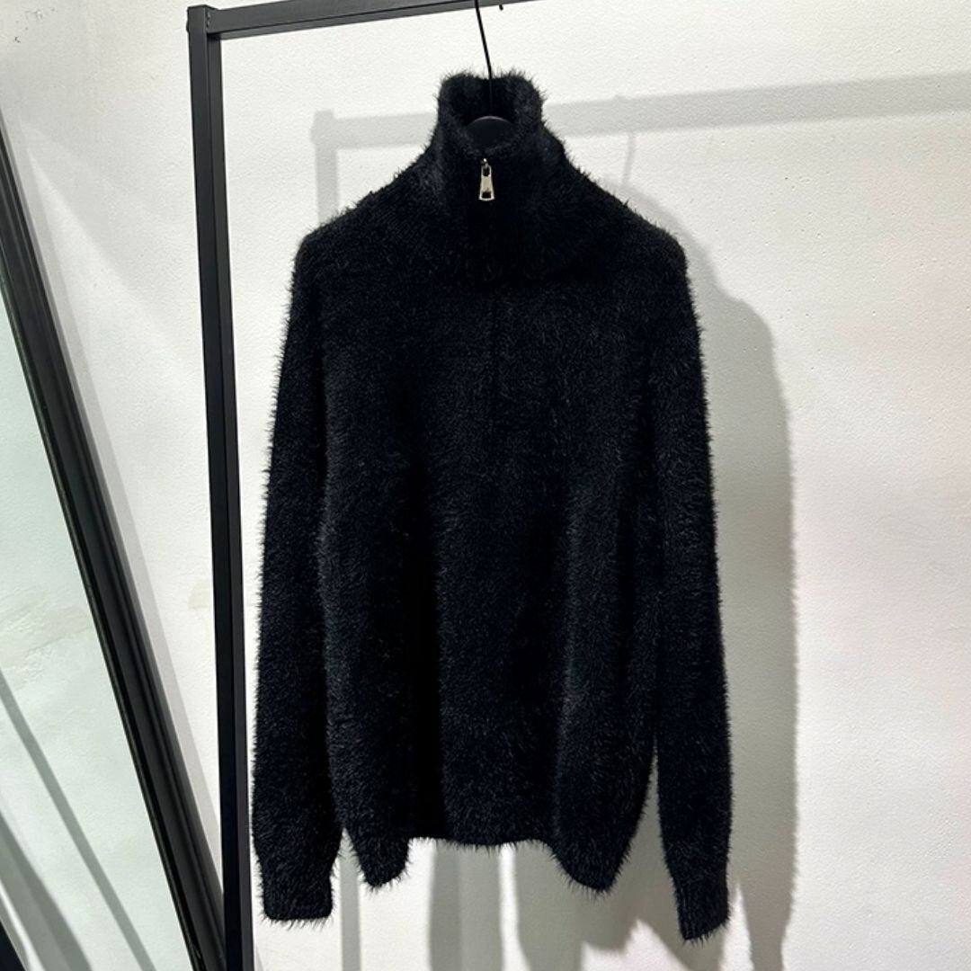 Mink fur temperament base shirt