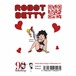 ROBOT BETTY（ロボットベティー）ステッカー「Ⅲ ラウンドガール：チャンピオンコラボ」