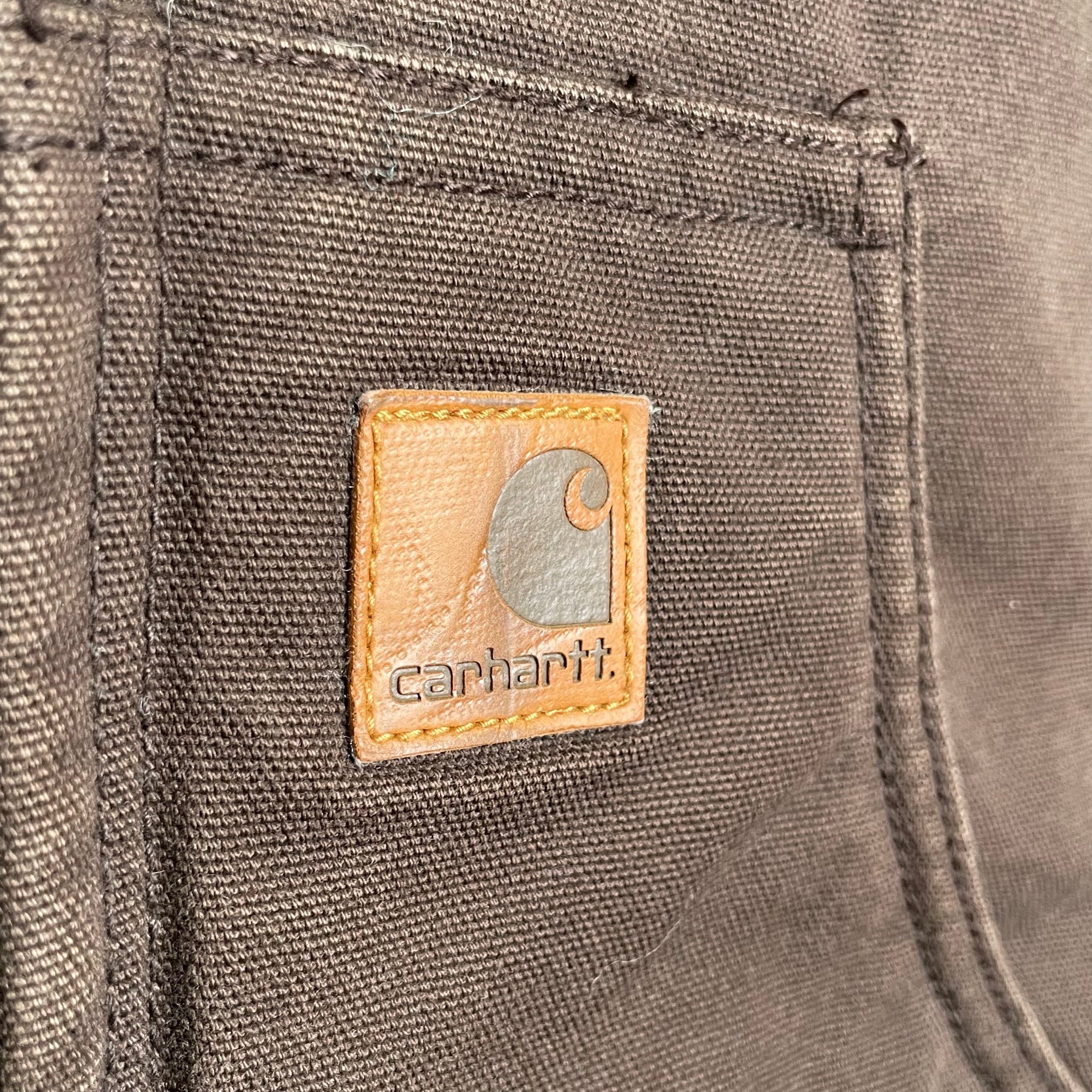 Carhartt アクティブジャケット S（XS相当）革パッチ コットン100  