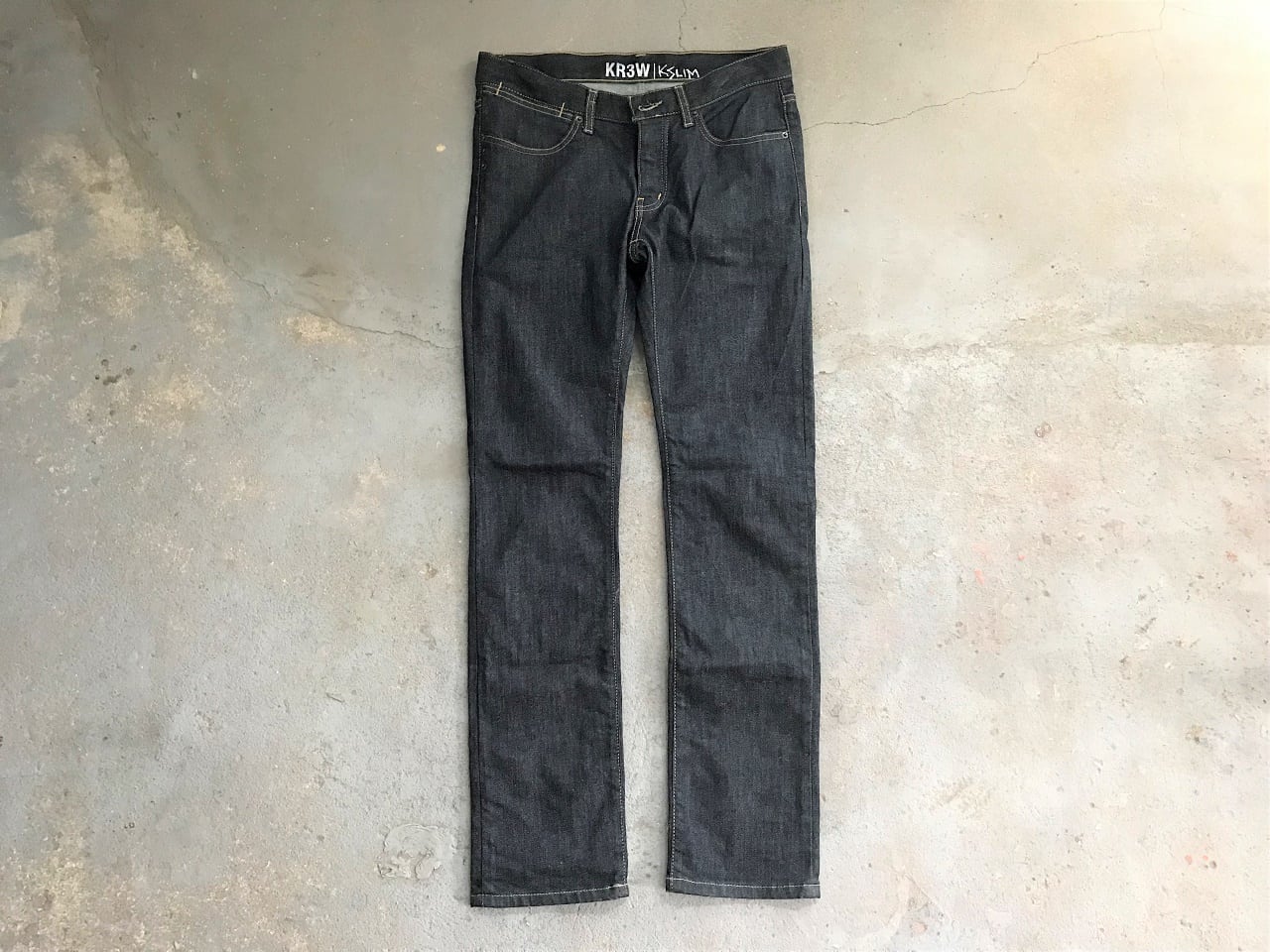 KR3W slim denim pants