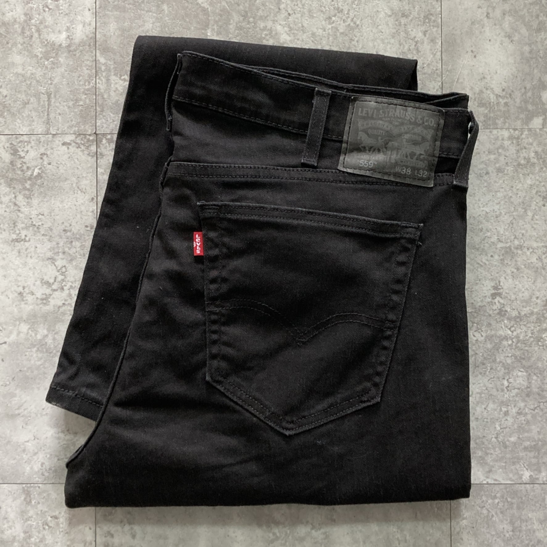 W38 L32】Levis 559 リーバイス 145周年 ジッパーフライ ビッグサイズ