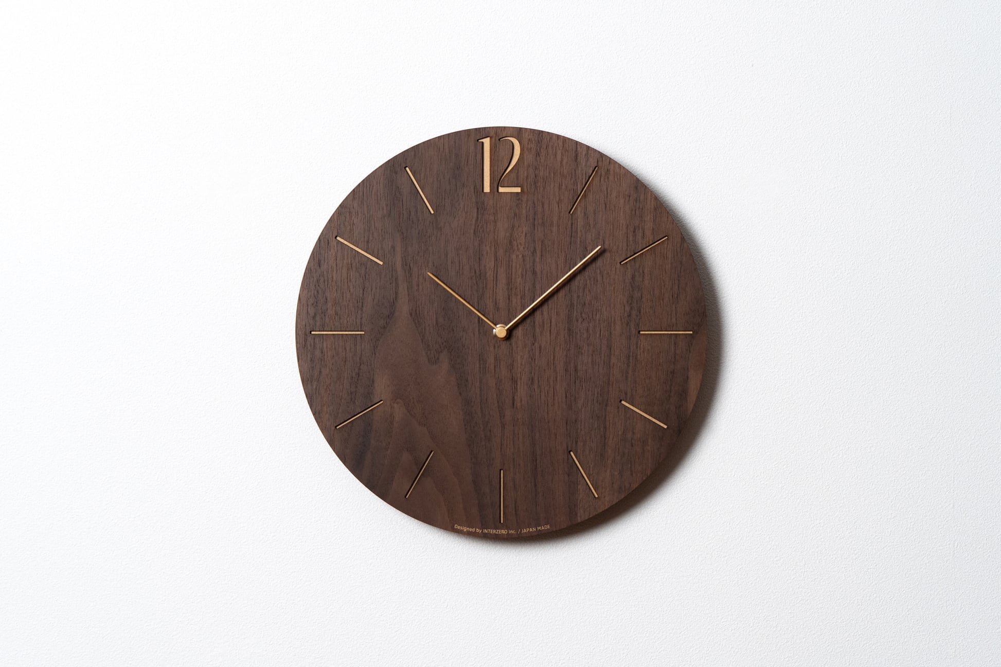電波時計 PROUD CLOCK WALNUT -NENRIN-