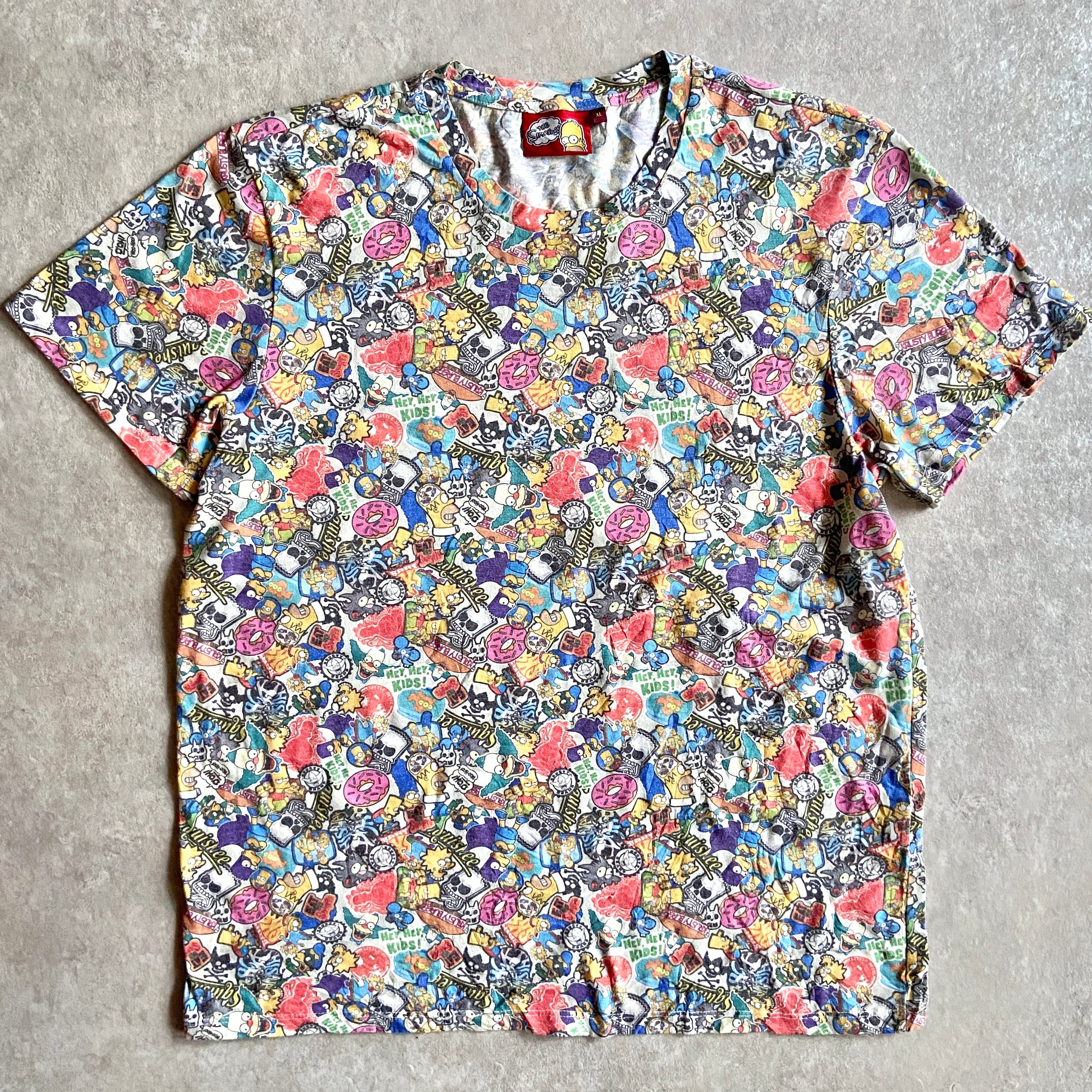 Simpsons All Over Print Tee XL H205