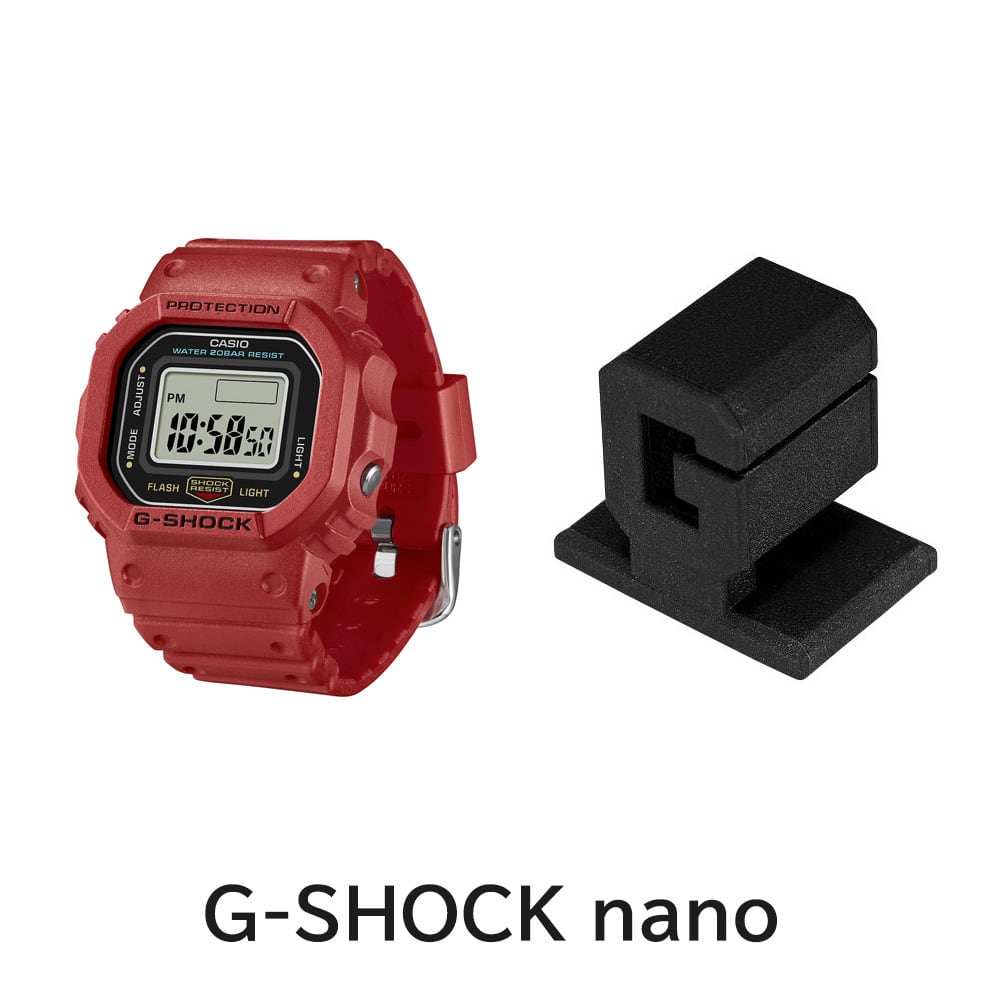 CASIO G-SHOCK nano DWN-5600-4JR レッド 赤 即決 G-SHOCK nano - DWN