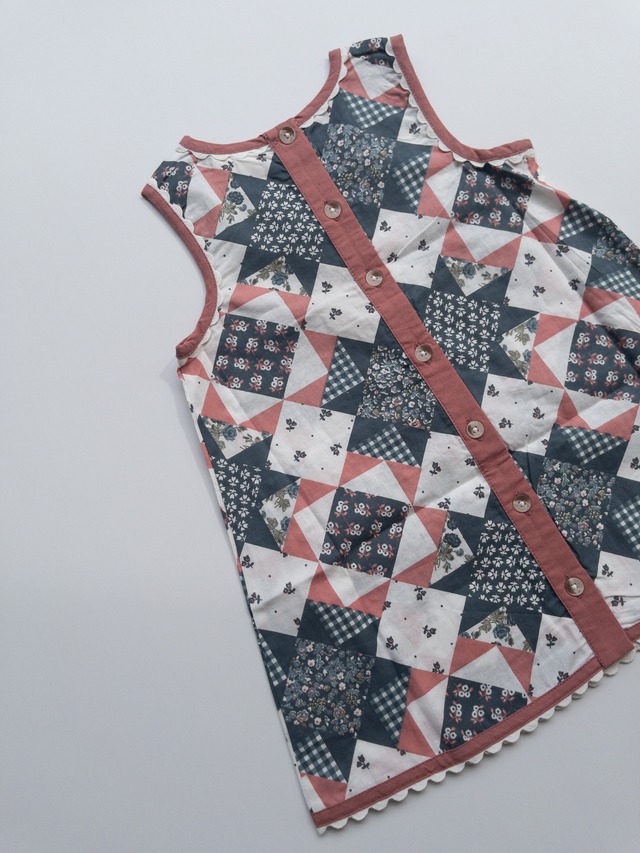 《即納》Little Cotton Clothes /Hannah Dress - Patchwork Floral